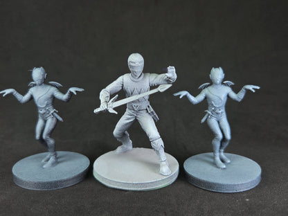 Power Rangers Heroes of the Grid - Power Rangers Lightspeed Rescue - Batling | Epic Scale 50mm Miniature Tabletop Gaming