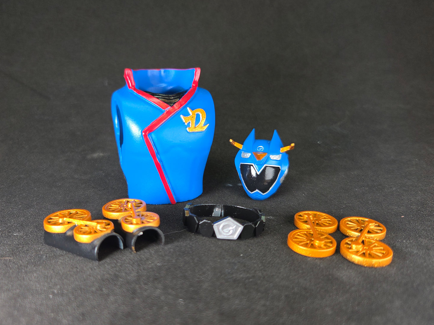 Power Rangers R.P.M - Full Throttle Paleo Rangers / Engine Sentai Go-Onger Conversion Kit | Lightning Collection Accessories