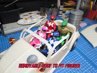 Mighty Morphin Power Rangers - The Rad Bug - Action Figure Accesory - 1/12 Scale Car