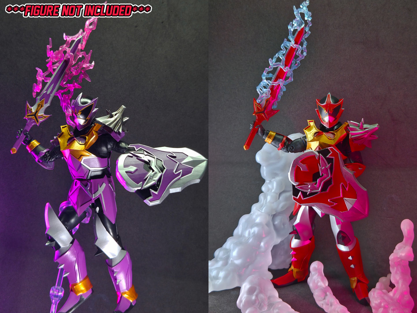 Power Rangers Mystic Force - Koragg | Magiranger - Wolzard | Conversion Kit | Marvel Legends | Lightning Collection | 1/12 Accessories