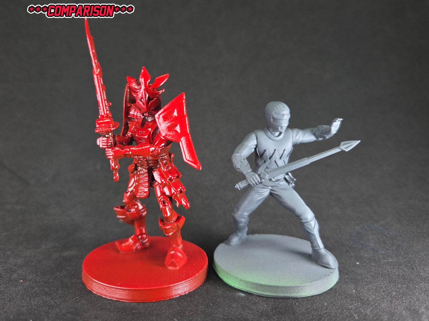 Power Rangers Heroes of the Grid - Power Rangers Samurai - Red Shogun Ranger | Epic Scale 50mm Miniature Tabletop Gaming