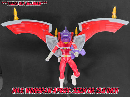 Power Rangers In Space - Red Battlized Armor Battlizer | Lightning Collection Accessories | 3D Printed