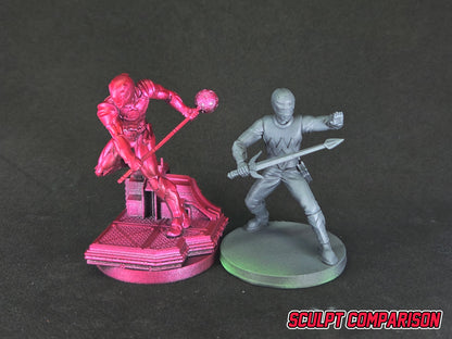 Heroes of the Grid - Power Rangers Prime | Epic Scale 50mm Miniature Tabletop Gaming