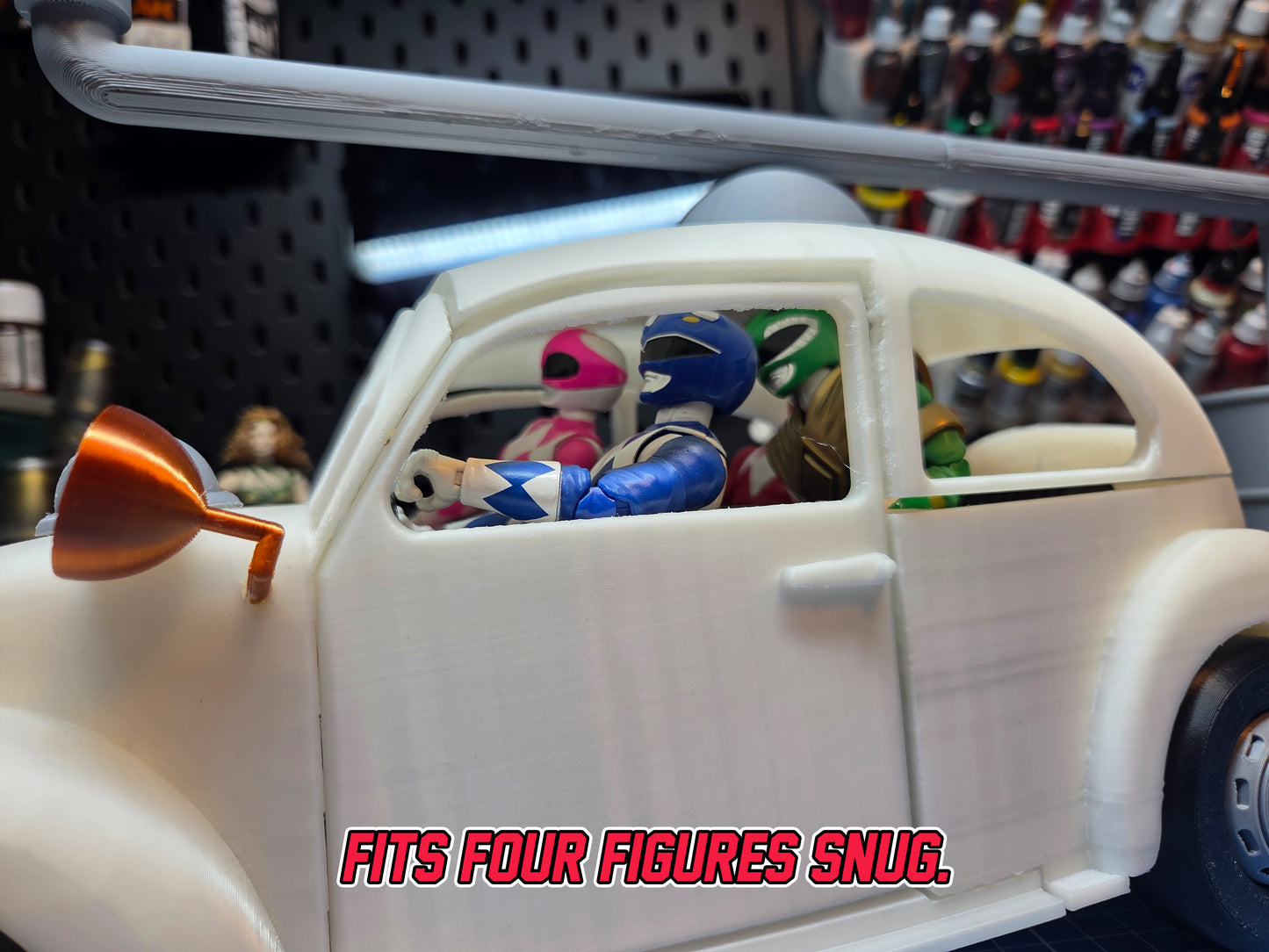 Mighty Morphin Power Rangers - The Rad Bug - Action Figure Accesory - 1/12 Scale Car