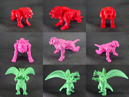 Power Rangers Lost Galaxy / Gingaman - Galactabeasts / Starbeast 3D Printed [1999]