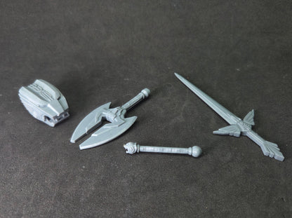 Power Rangers Wild Force / GaoRanger | Red Lion Fang - Golden Eagle Sword - Black Bison Axe - White Tiger Baton