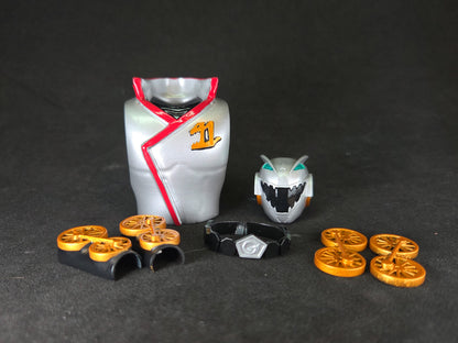 Power Rangers R.P.M - Full Throttle Paleo Rangers / Engine Sentai Go-Onger Conversion Kit | Lightning Collection Accessories