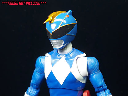 Blue Unicorn Thunderzord Helmet | Lightning Collection Accesory | 3D Printed | Created by Heroic Studios
