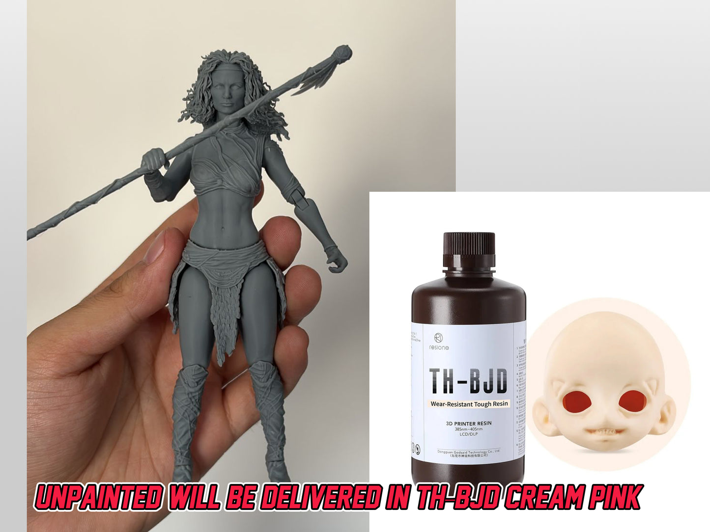 3D Printed Dulcea Action Figure