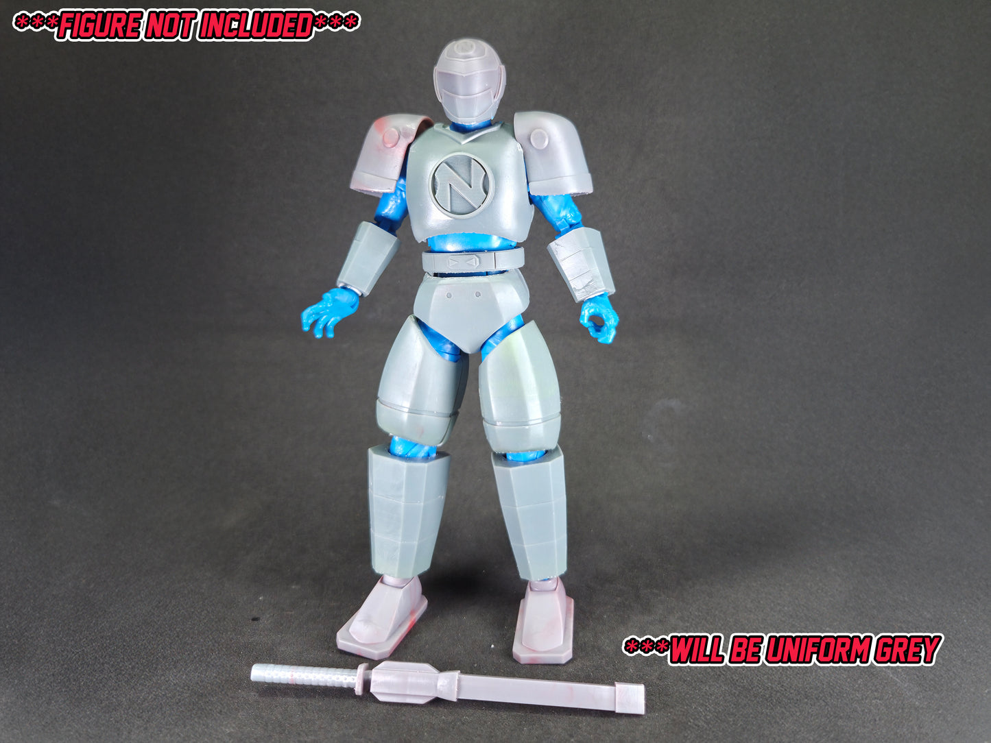 Mighty Morphin Power Rangers - Ninjor Kit | Kakuranger - Ninjaman | Conversion Kit | Marvel Legends | Lightning Collection | 1/12 Accessories