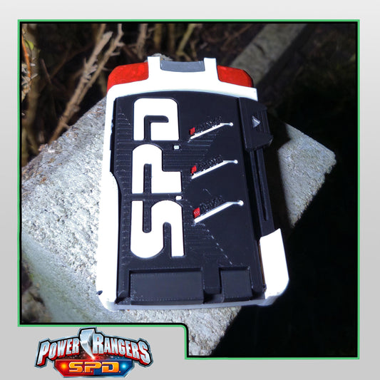 3D Printed Power Rangers S.P.D Delta Morpher / Dekaranger SP License | Display Prop