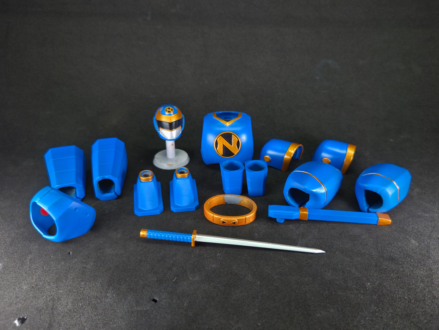 Mighty Morphin Power Rangers - Ninjor Kit | Kakuranger - Ninjaman | Conversion Kit | Marvel Legends | Lightning Collection | 1/12 Accessories