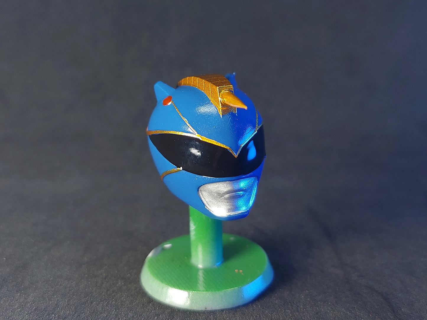Blue Unicorn Thunderzord Helmet | Lightning Collection Accesory | 3D Printed | Created by Heroic Studios