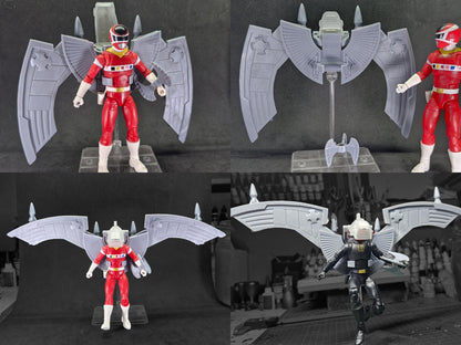 Power Rangers In Space - Red Battlized Armor Battlizer | Lightning Collection Accessories | 3D Printed