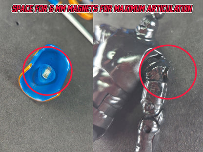 Mighty Morphin Power Rangers - Ninjor Kit | Kakuranger - Ninjaman | Conversion Kit | Marvel Legends | Lightning Collection | 1/12 Accessories