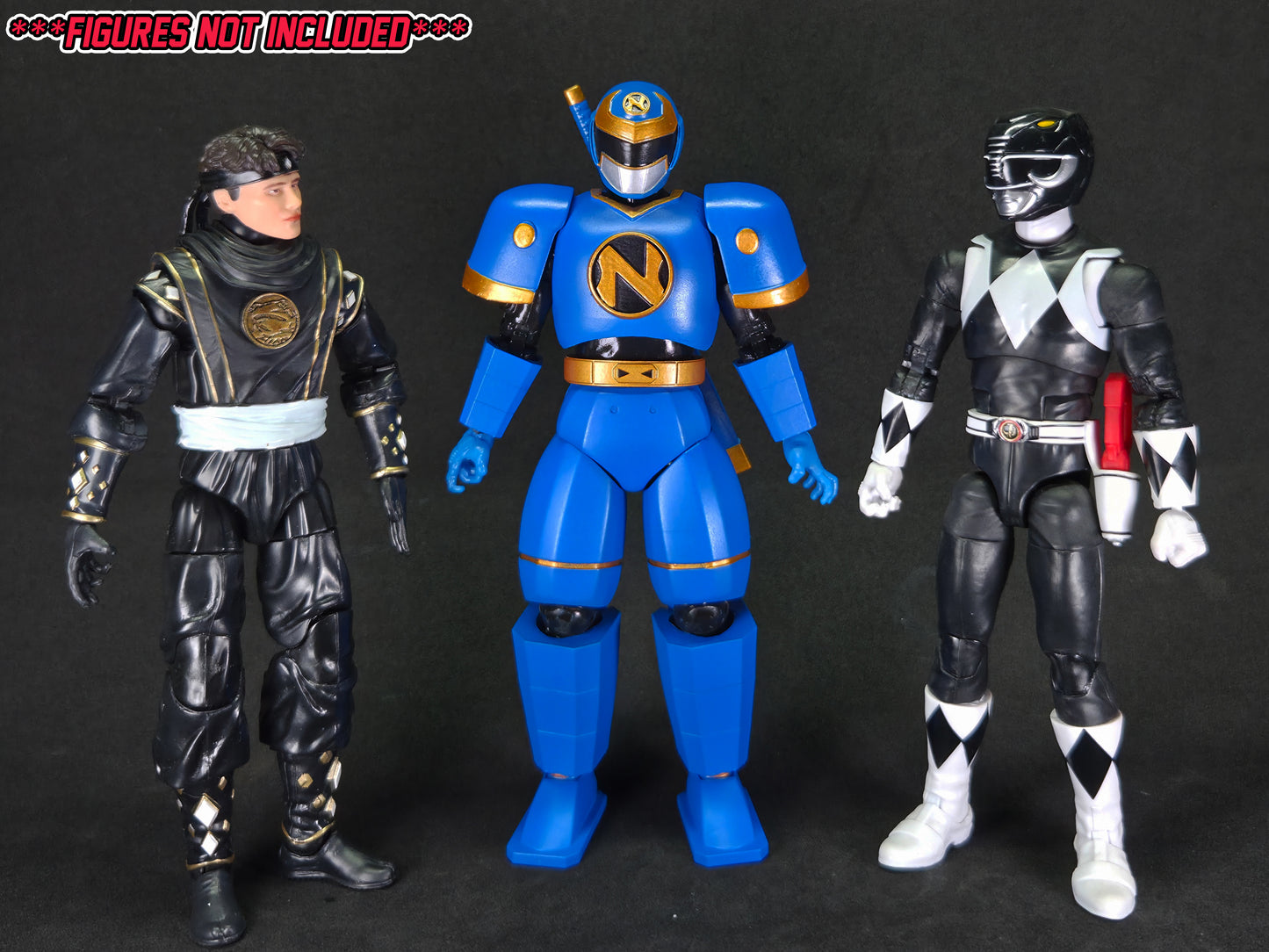 Mighty Morphin Power Rangers - Ninjor Kit | Kakuranger - Ninjaman | Conversion Kit | Marvel Legends | Lightning Collection | 1/12 Accessories