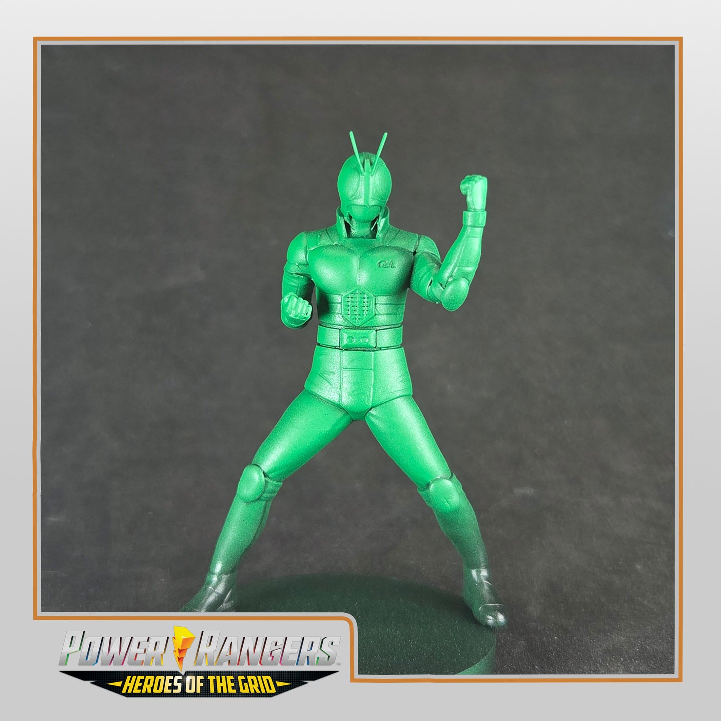 Heroes of the Grid X Kamen Rider | Kamen Rider Black RX - Masked Rider Miniature | Epic Scale 50mm Miniature Tabletop Gaming