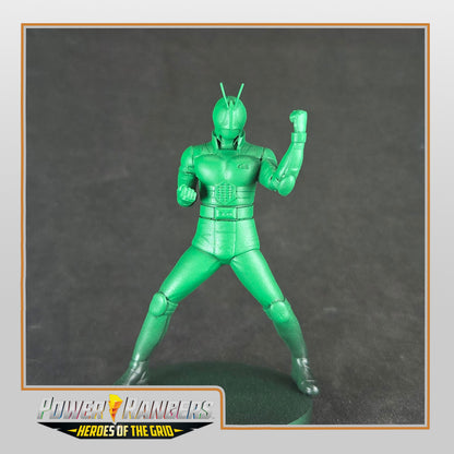 Heroes of the Grid X Kamen Rider | Kamen Rider Black RX - Masked Rider Miniature | Epic Scale 50mm Miniature Tabletop Gaming