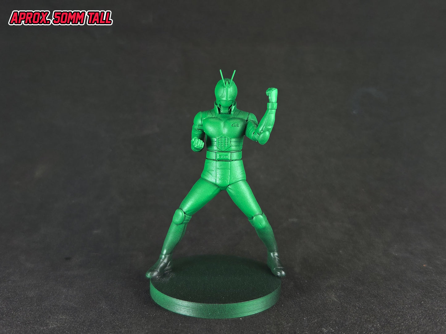 Heroes of the Grid X Kamen Rider | Kamen Rider Black RX - Masked Rider Miniature | Epic Scale 50mm Miniature Tabletop Gaming