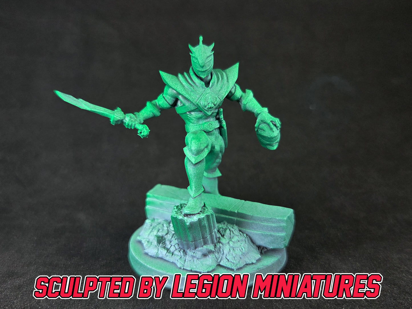 Heroes of the Grid Lord Drakkon Alternate Sculpt | Epic Scale 50mm Miniature Tabletop Gaming