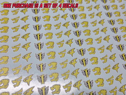 Power Rangers R.P.M. Decals |  Lighting Collection | 1/12 Accesory