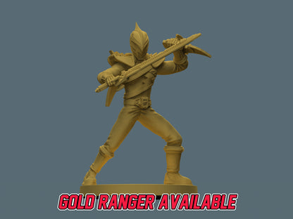 Heroes of the Grid - Dino Charge / Kyoryuger Miniatures | Epic Scale 50mm Miniature Tabletop Gaming