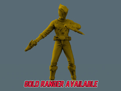 Heroes of the Grid - Dino Fury / Ryusoulger Miniatures | Epic Scale 50mm Miniature Tabletop Gaming