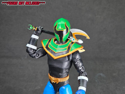 Power Rangers Mystic Force - GreenMystic Ranger /  Mahou Sentai Magiranger - MagiGreen Conversion Kit | Lightning Collection Accessories