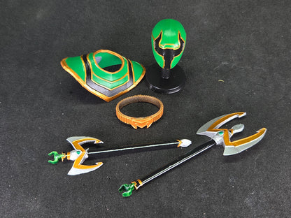 Power Rangers Mystic Force - GreenMystic Ranger /  Mahou Sentai Magiranger - MagiGreen Conversion Kit | Lightning Collection Accessories