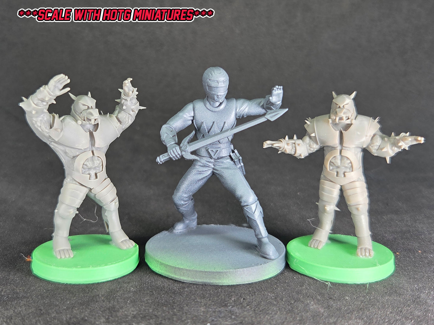 Power Rangers Heroes of the Grid - Ninjetti Gatekeepers | Epic Scale 50mm Miniature Tabletop Gaming