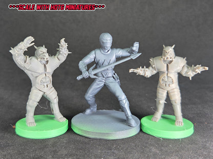 Power Rangers Heroes of the Grid - Ninjetti Gatekeepers | Epic Scale 50mm Miniature Tabletop Gaming