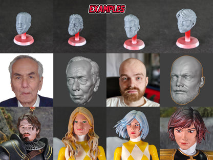 1/12 Headsculpt Comission Service