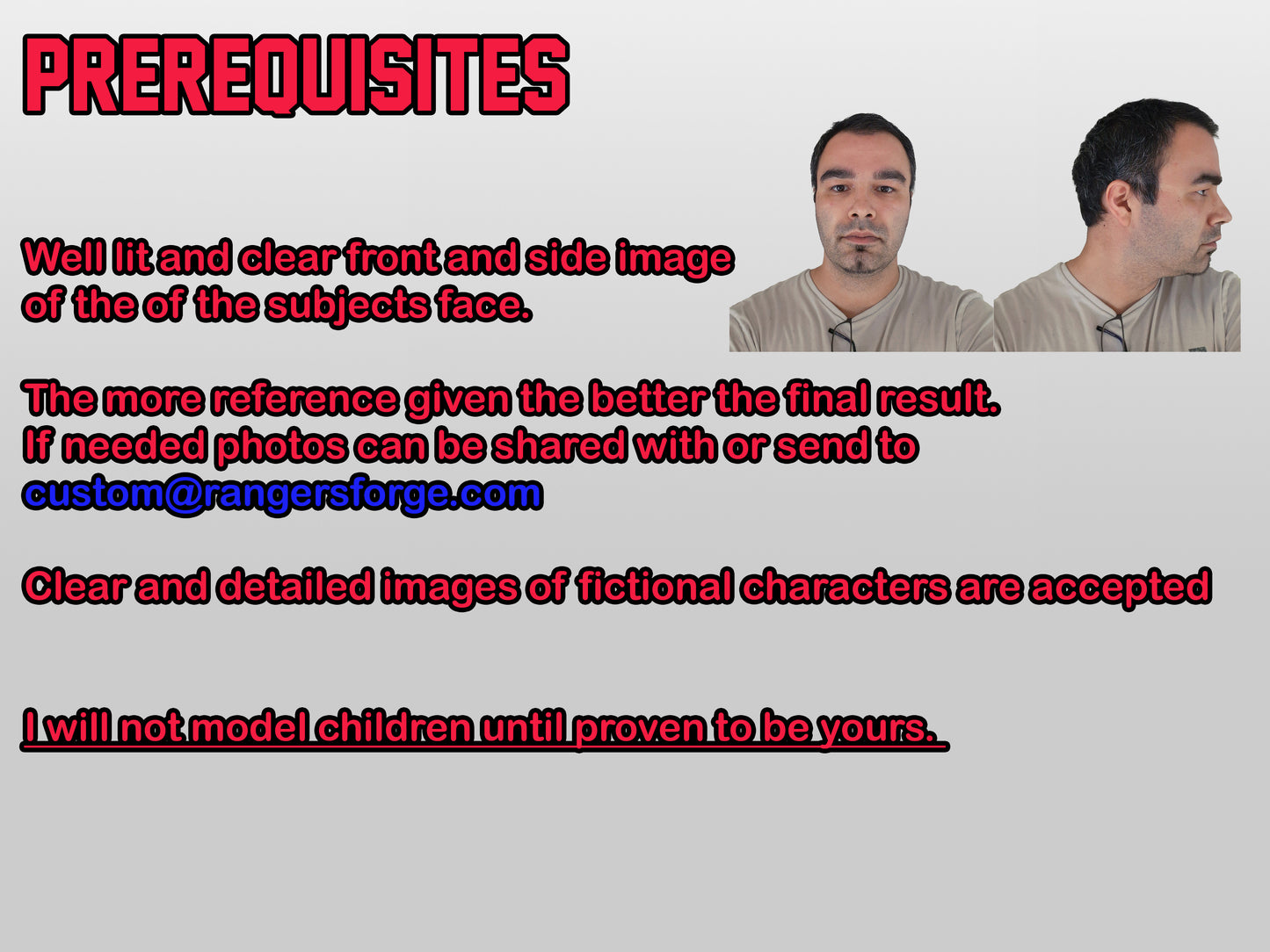 1/12 Headsculpt Comission Service