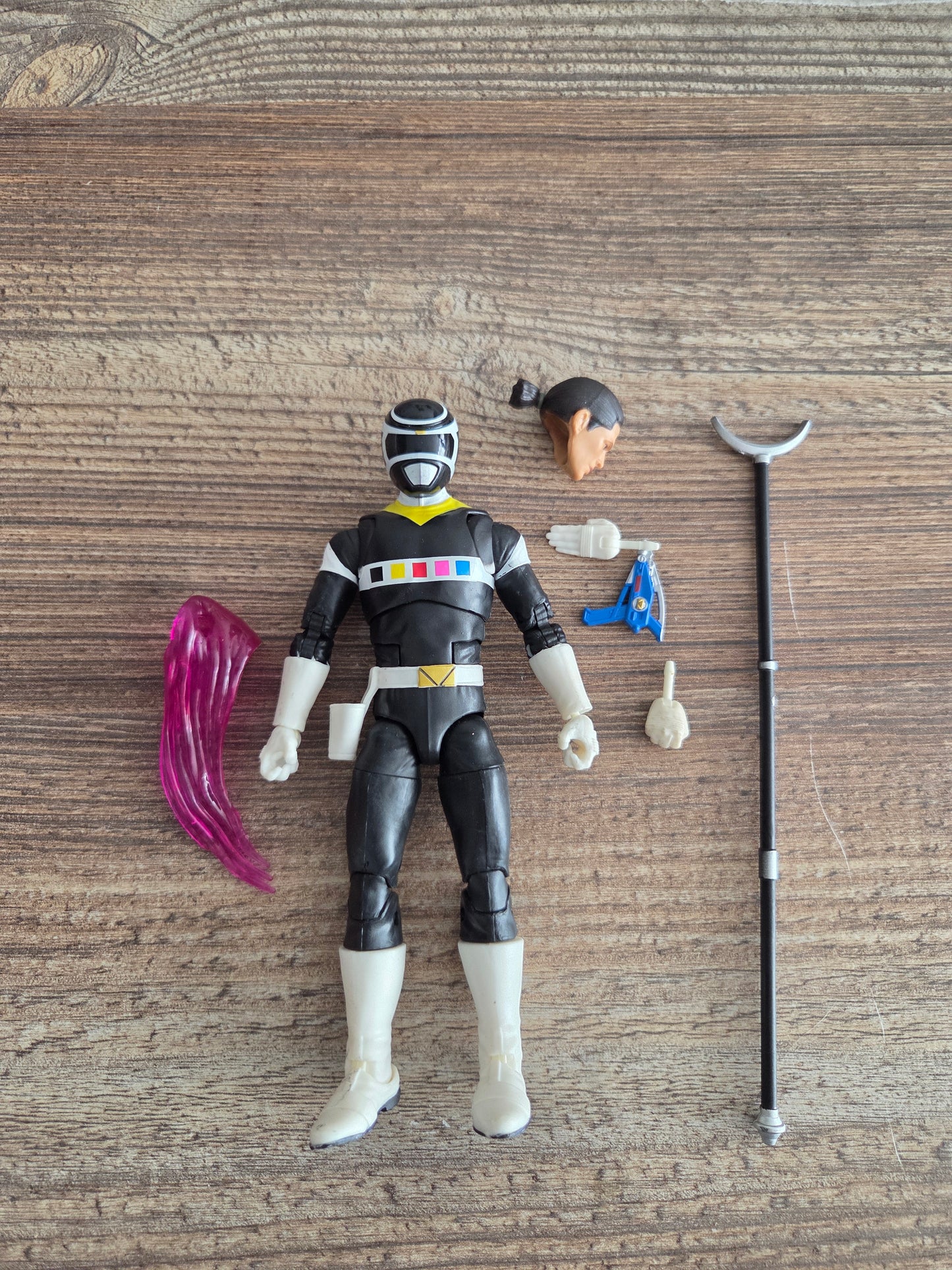 Power Rangers Lighting Collection - In Space Black Ranger