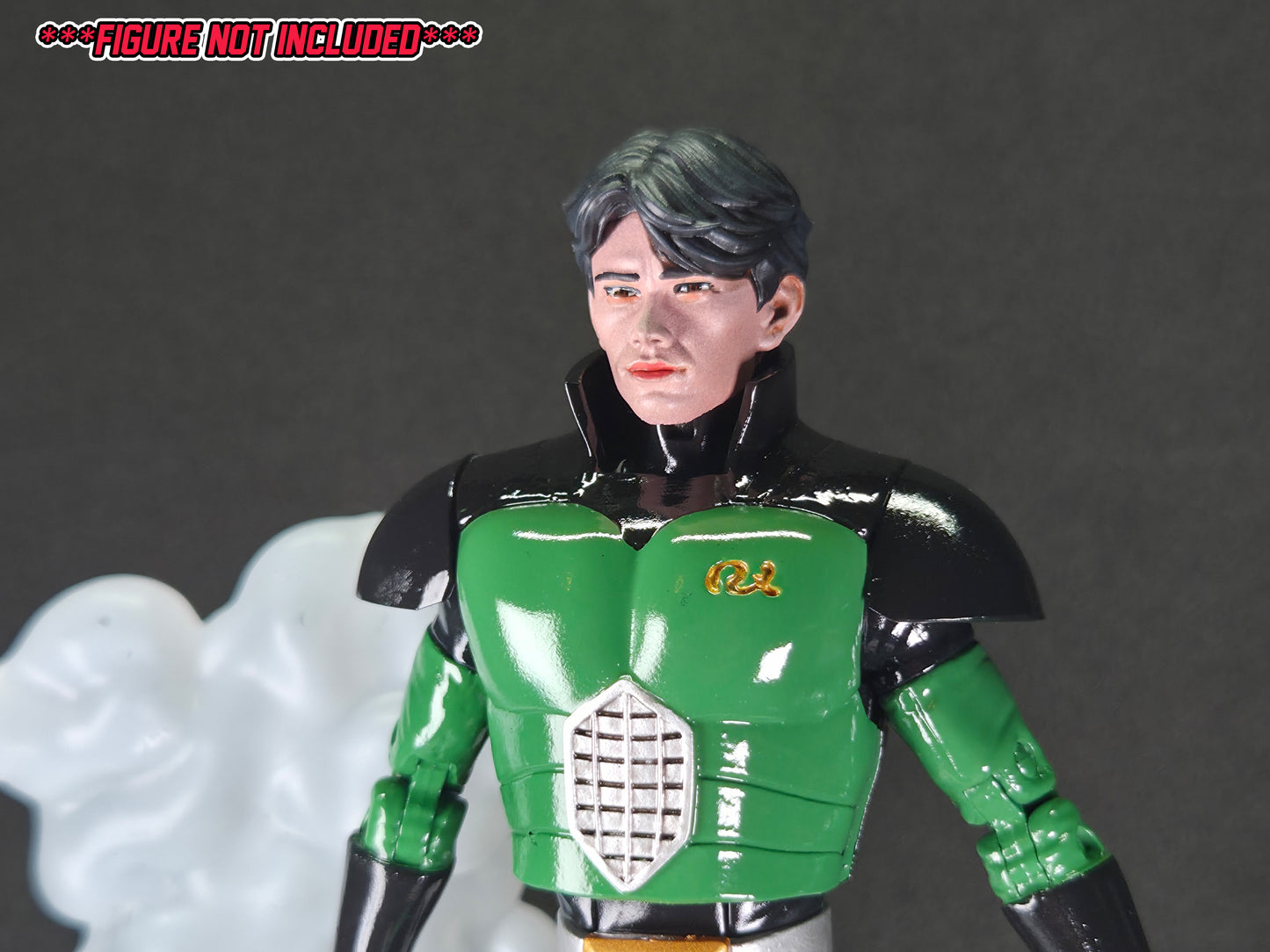 Kamen Rider Black RX - Masked Rider | Kotaro Minami Headsculpt | Lightning Collection Accessories