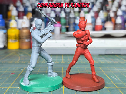 Heroes of the Grid X Kamen Rider | Kamen Rider Kuuga Miniature | Epic Scale 50mm Miniature Tabletop Gaming