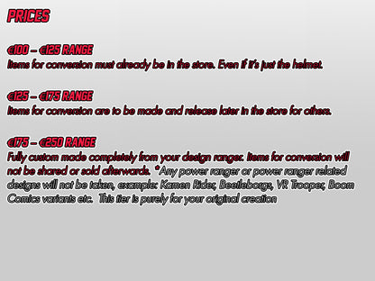 Full Custom Lighting Collection Figure Comission