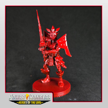 Power Rangers Heroes of the Grid - Power Rangers Samurai - Red Shogun Ranger | Epic Scale 50mm Miniature Tabletop Gaming