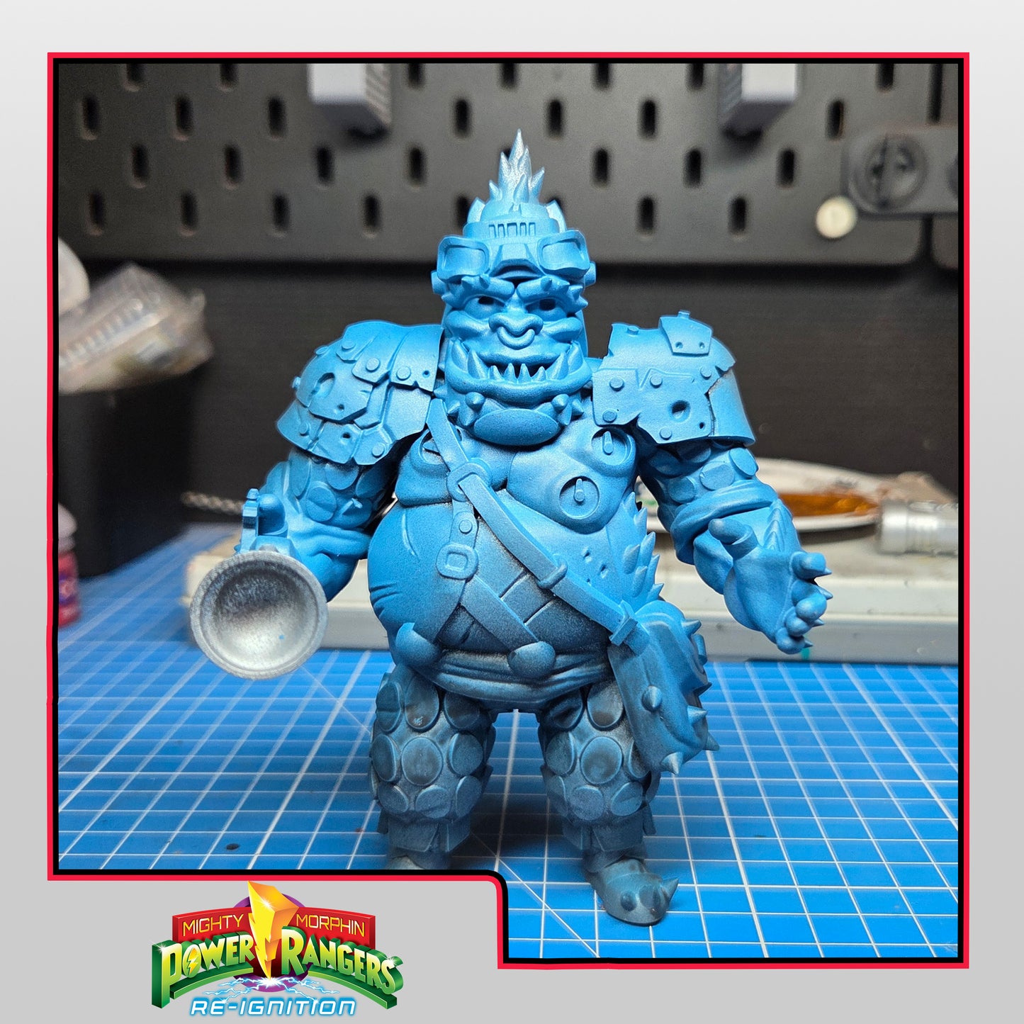 Power Rangers Reignition / Lighting Collection - Squatt / Zyuranger - Bookback - Static Figure