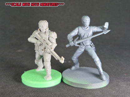 Power Rangers Heroes of the Grid - Mastadon Sentry | Epic Scale 50mm Miniature Tabletop Gaming