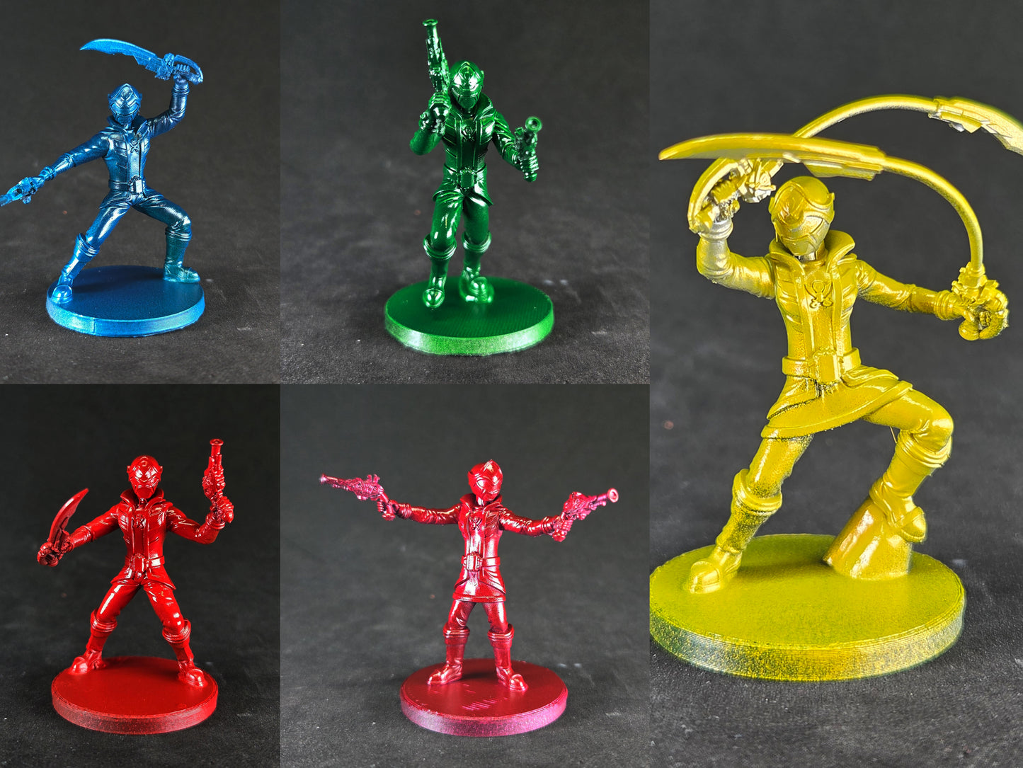 Heroes of the Grid - Power Rangers - Super Megaforce /  Kaizoku Sentai Gokaiger  Miniatures | Epic Scale 50mm Miniature Tabletop Gaming