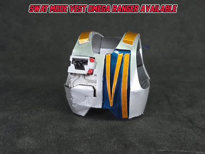 Power Rangers S.P.D. | Lightning Collection - S.W.A.T. Mode Vest Delta Enforcer Helmet Add-Ons | 1/12 Scale Accesories