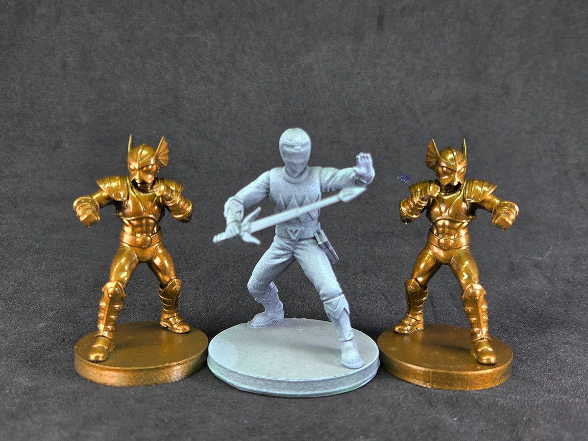 Power Rangers Heroes of the Grid - Power Rangers Turbo - Piranhatrons | Epic Scale 50mm Miniature Tabletop Gaming
