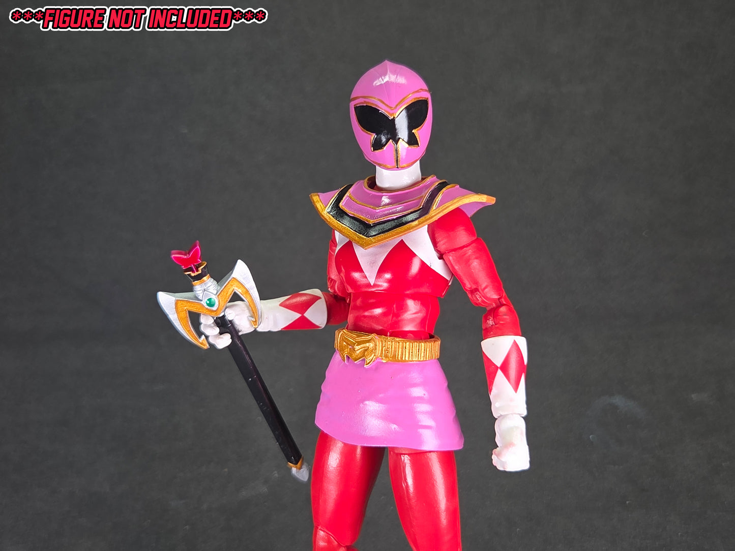 Power Rangers Mystic Force - Pink Mystic Ranger /  Mahou Sentai Magiranger - MagiPink Conversion Kit | Lightning Collection Accessories