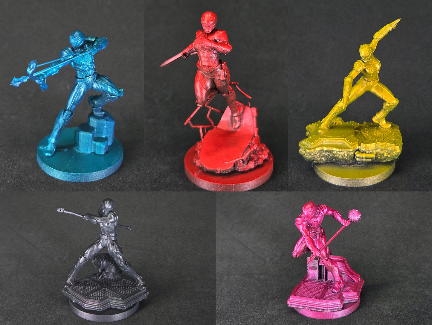 Heroes of the Grid - Power Rangers Prime | Epic Scale 50mm Miniature Tabletop Gaming