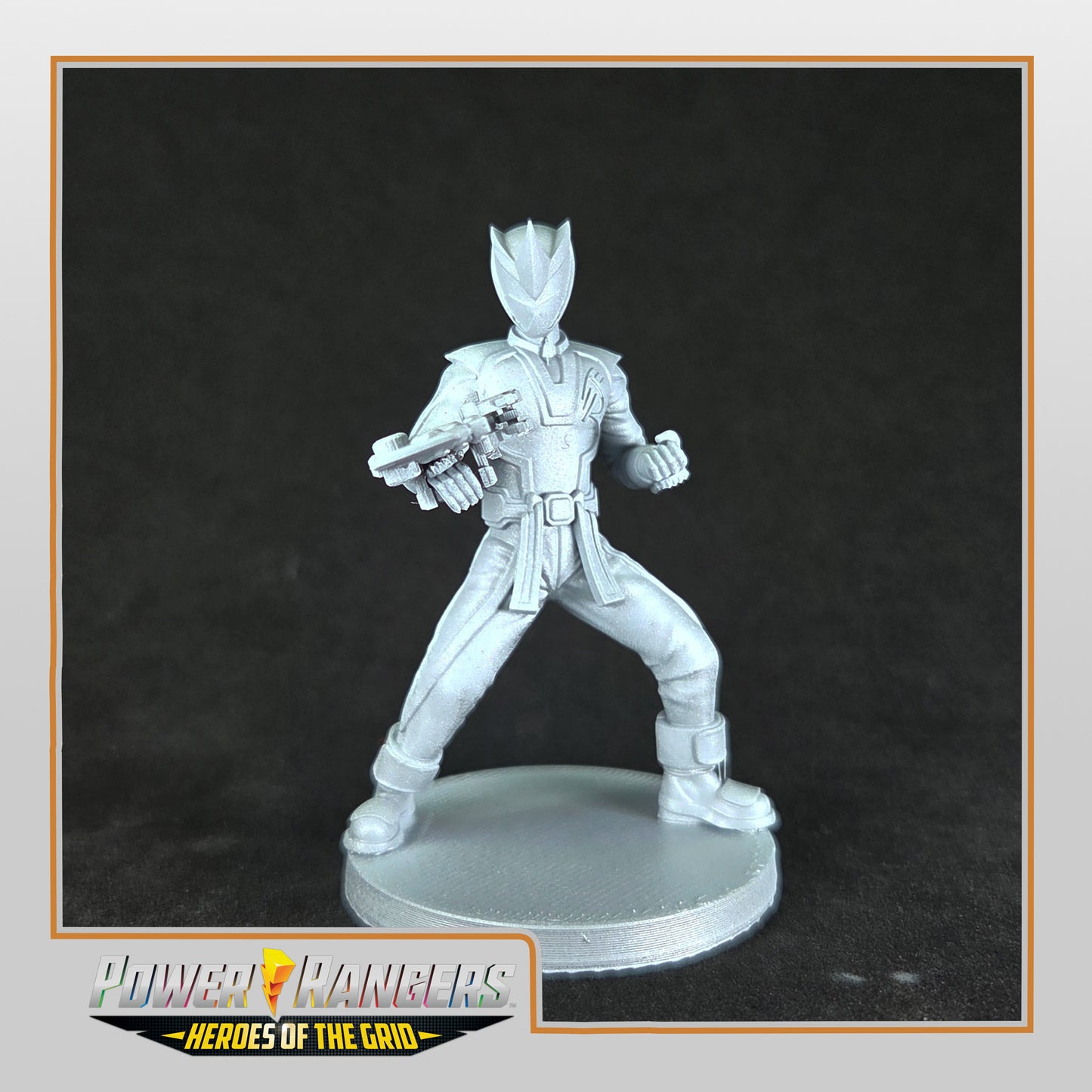 Heroes of the Grid - Jungle Fury Rhino Ranger / Juken Sentai Gekiranger GekiChopper Miniatures | Epic Scale 50mm Miniature Tabletop Gaming