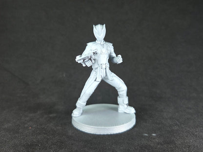 Heroes of the Grid - Jungle Fury Rhino Ranger / Juken Sentai Gekiranger GekiChopper Miniatures | Epic Scale 50mm Miniature Tabletop Gaming