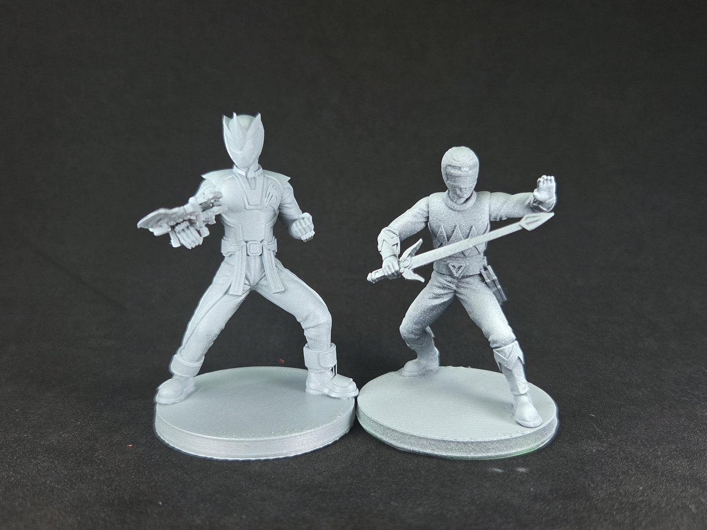 Heroes of the Grid - Jungle Fury Rhino Ranger / Juken Sentai Gekiranger GekiChopper Miniatures | Epic Scale 50mm Miniature Tabletop Gaming