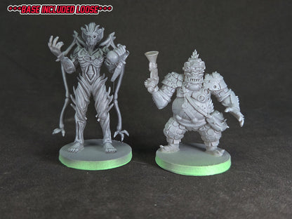 Power Rangers Heroes of the Grid - Squat and Baboo | Epic Scale 50mm Miniature Tabletop Gaming