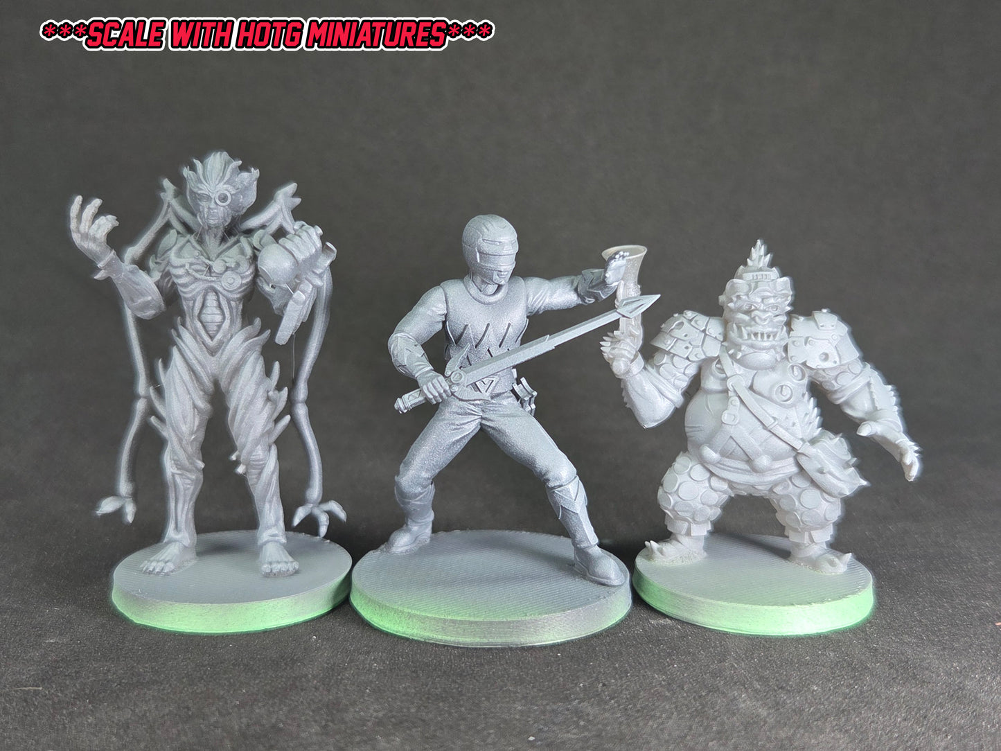 Power Rangers Heroes of the Grid - Squat and Baboo | Epic Scale 50mm Miniature Tabletop Gaming